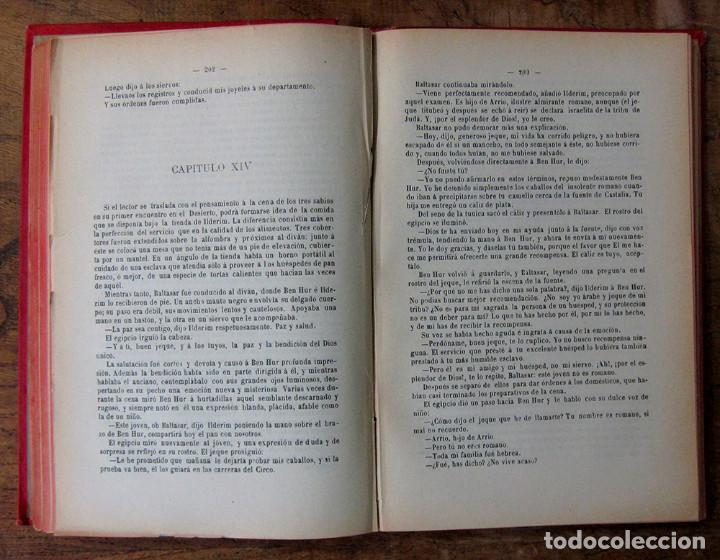 Libros antiguos: LEWIS WALLACE - BEN-HUR - 1901 - LA HORMIGA DE ORO - Foto 5