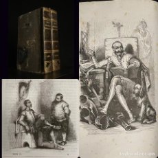 Libros antiguos: 1839 - EL INGENIOSO HIDALGO DON QUIJOTE DE LA MANCHA - MIGUEL DE CERVANTES - 800 GRABADOS - QUIXOTE. Lote 363557580