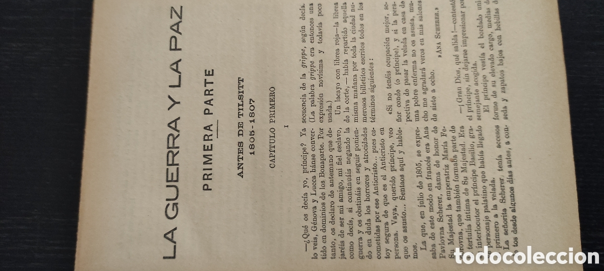 Libros antiguos: LA GUERRA Y LA PAZ - Foto 5