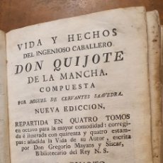 Libros antiguos: EL QUIJOTE. TOMO IV. MIGUEL DE CERVANTES. 1765 IMPRENTA MANUEL MARTIN. Lote 366165651