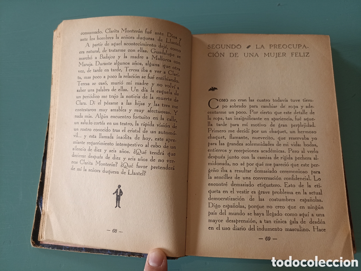 Libros antiguos: El p&aacute;jaro en la jaula, Pedro Mata 1930 - Foto 5
