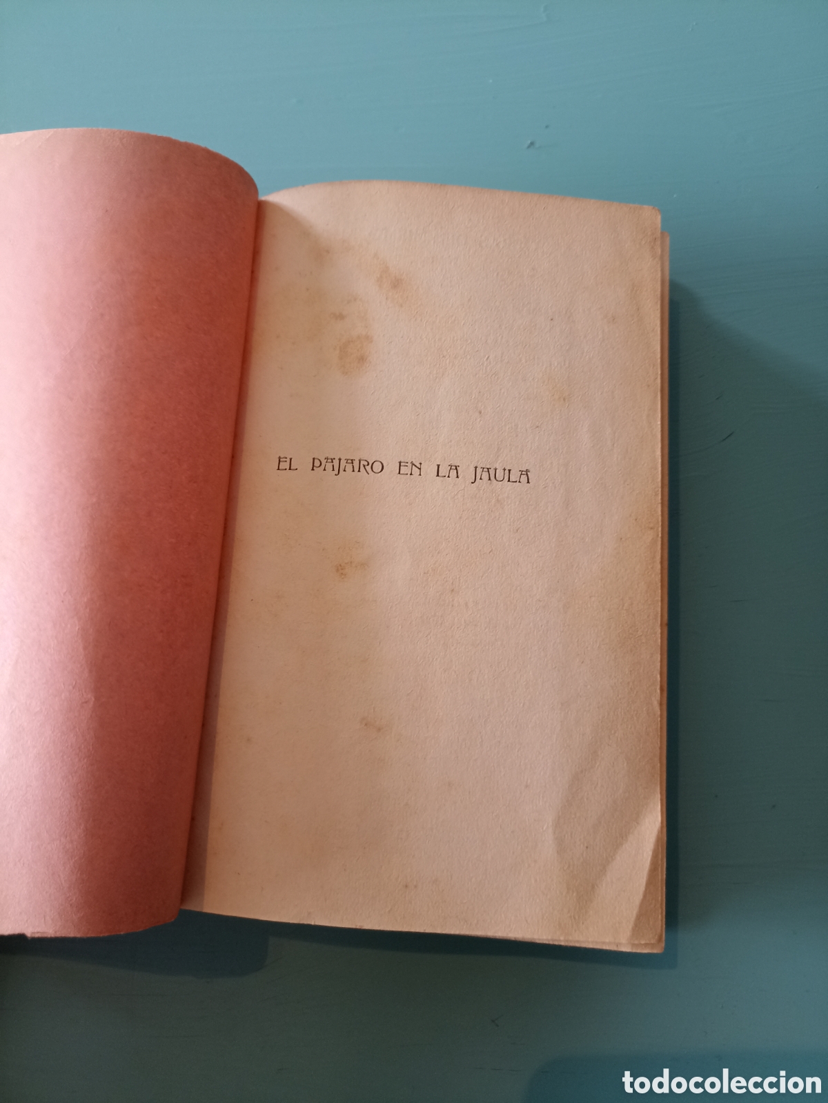 Libros antiguos: El p&aacute;jaro en la jaula, Pedro Mata 1930 - Foto 7
