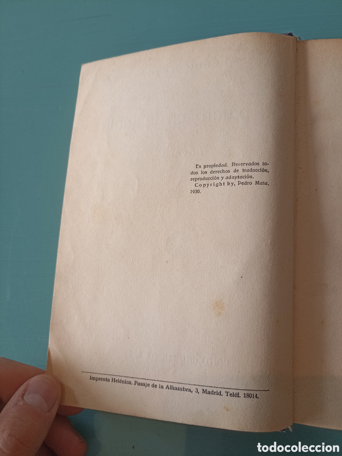 Libros antiguos: El p&aacute;jaro en la jaula, Pedro Mata 1930 - Foto 8