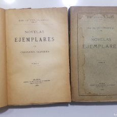 Libros antiguos: NOVELAS EJEMPLARES. CERVANTES SAAVEDRA. 1909 Y 1912. SUCESORES DE HERNANDO, BIBLIOTECA CLÁSICA