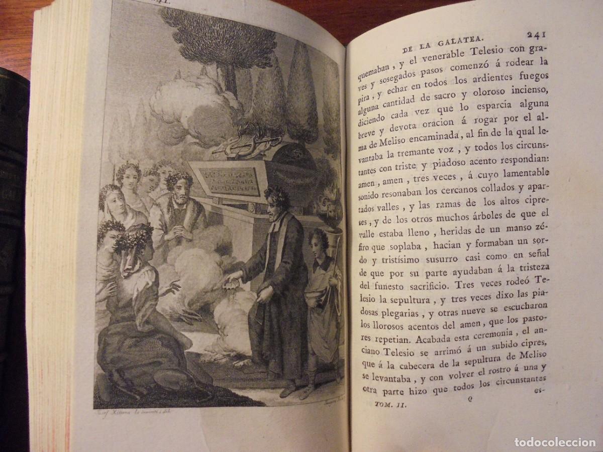 Libros antiguos: CERVANTES. LA GALATEA, SANCHA. 1784. 2 TOMOS - Foto 9