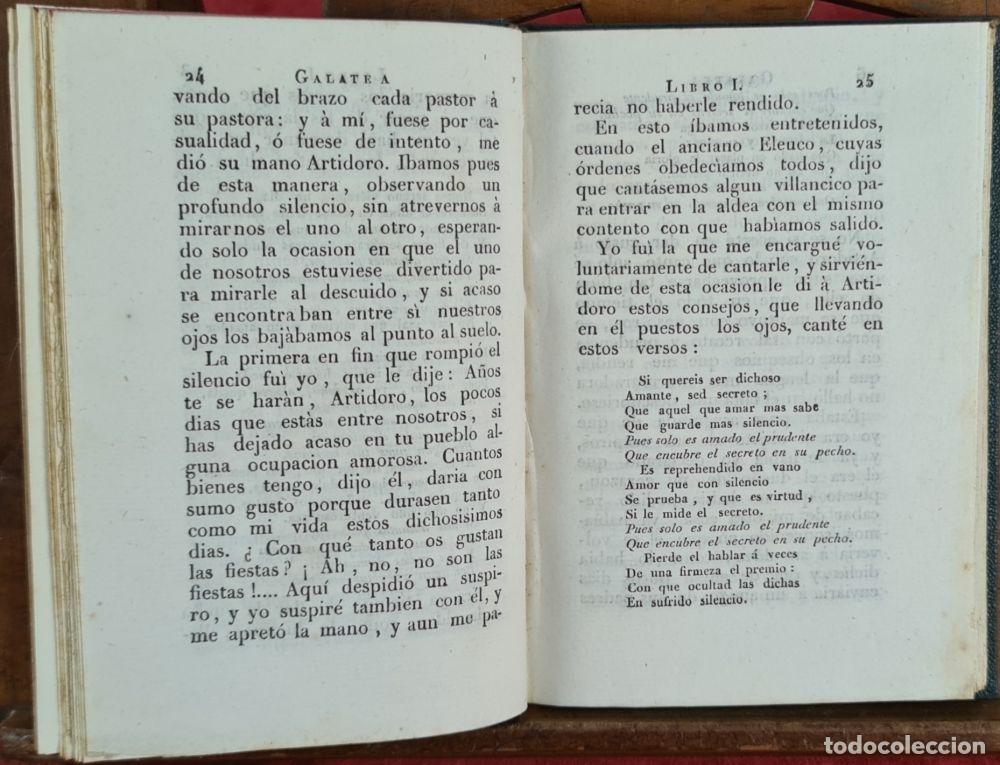 Libros antiguos: GALATEA. MIGUEL DE CERVANTES SAAVEDRA. LIB. SAURI. 1830. - Foto 3