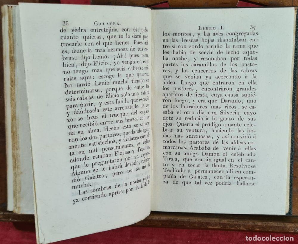 Libros antiguos: GALATEA. MIGUEL DE CERVANTES SAAVEDRA. LIB. SAURI. 1830. - Foto 5