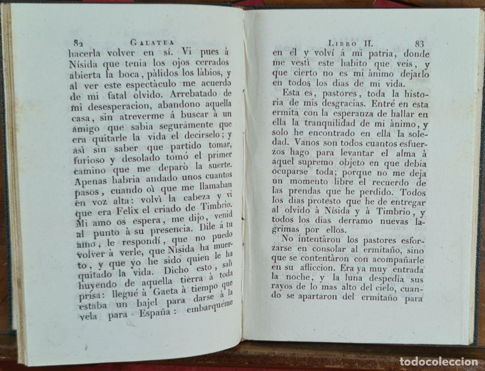 Libros antiguos: GALATEA. MIGUEL DE CERVANTES SAAVEDRA. LIB. SAURI. 1830. - Foto 16