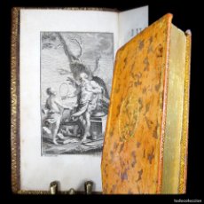 Libros antiguos: AÑO 1770 ENCUADERNACIÓN ESCUDO DE ARMAS HISTORIARUM EX TROGO POMPEIO GRECIA ROMA JUSTINO GRABADO. Lote 373627894