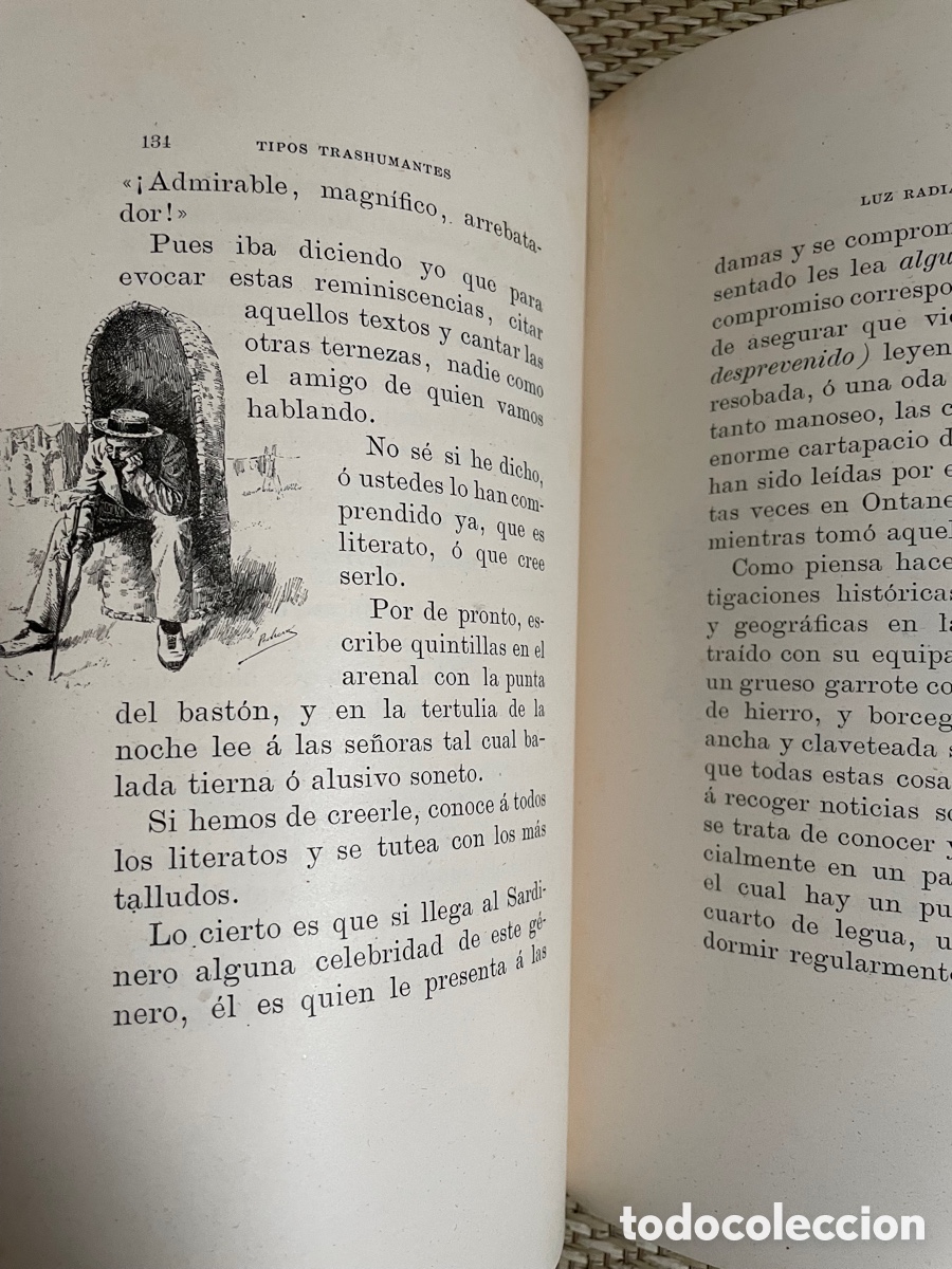 Libros antiguos: PEREDA &ldquo;TIPOS TRASHUMANTES&rdquo; - Foto 6