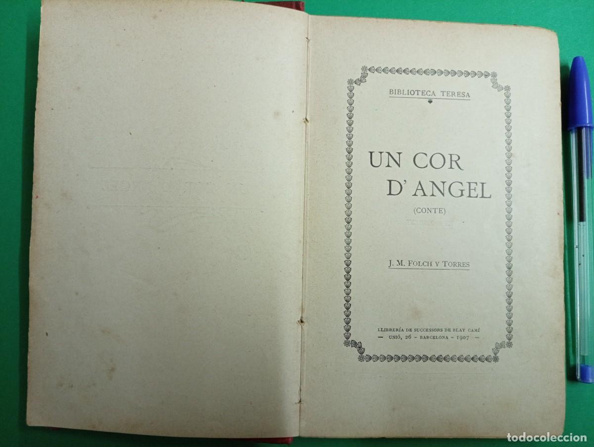 Libros antiguos: Antiguo libro CONTES de J.M. FOLCH Y TORRES 1907. - Foto 2