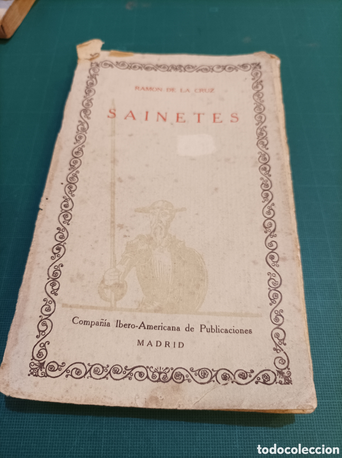 Libros antiguos: SAINETES .RAMON DE LA CRUZ - Foto 1