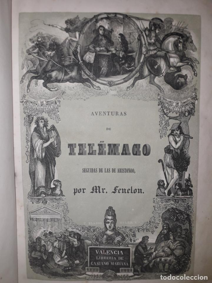 Libros antiguos: AVENTURAS DE TELEMACO A&Ntilde;O 1843 - Foto 1