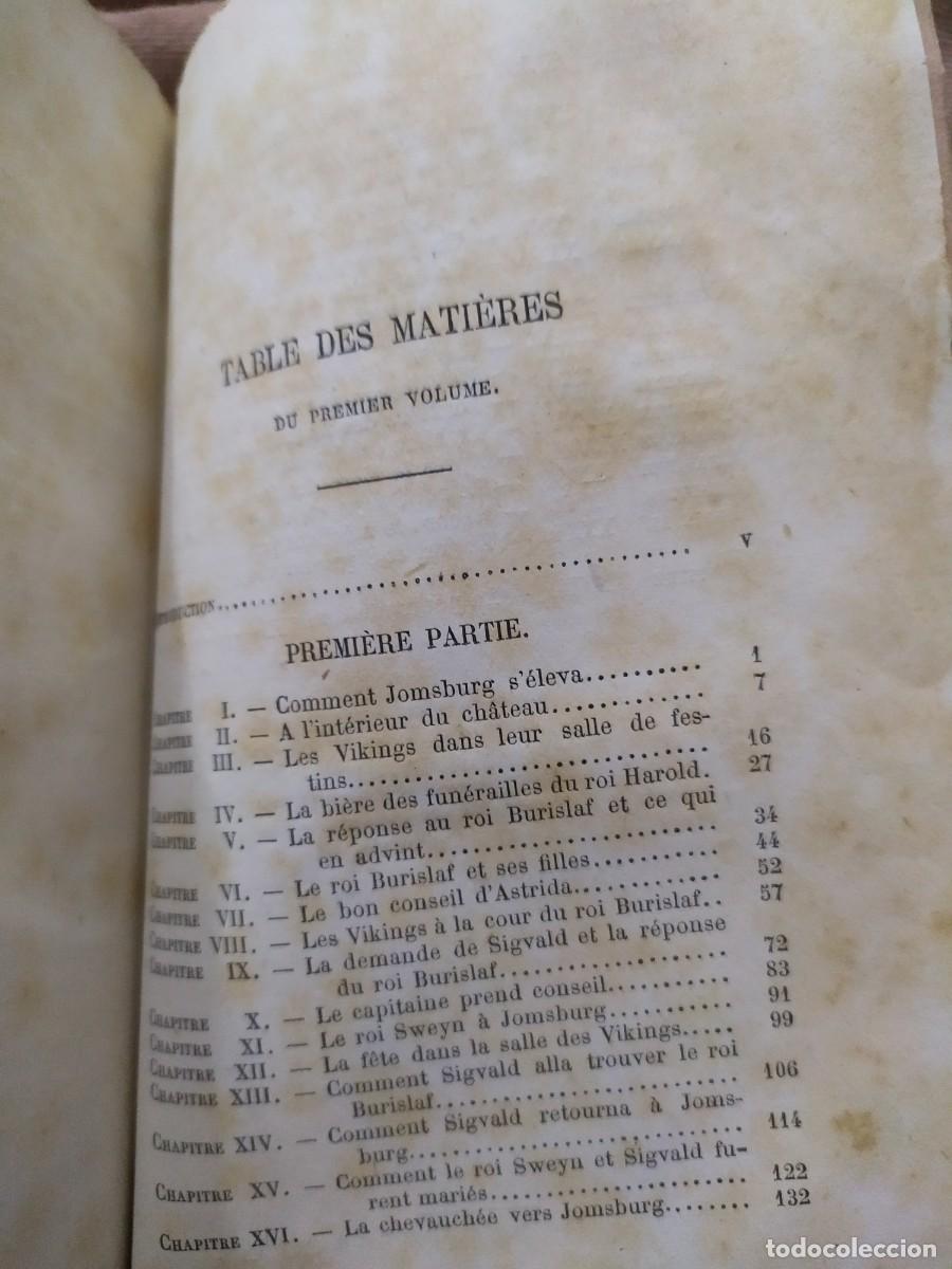 Libros antiguos: 1877. Les vikings de la Baltique. Dasent. - Foto 3