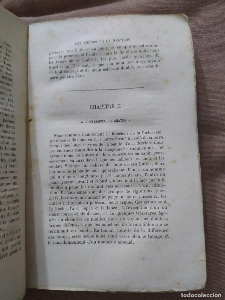 Libros antiguos: 1877. Les vikings de la Baltique. Dasent. - Foto 6