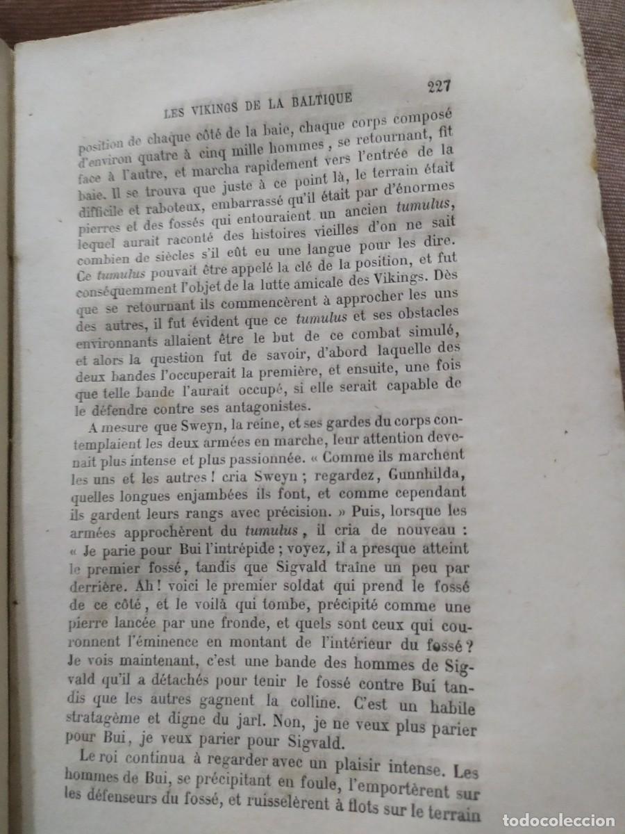 Libros antiguos: 1877. Les vikings de la Baltique. Dasent. - Foto 11