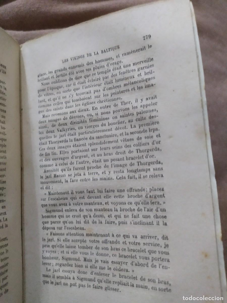 Libros antiguos: 1877. Les vikings de la Baltique. Dasent. - Foto 12