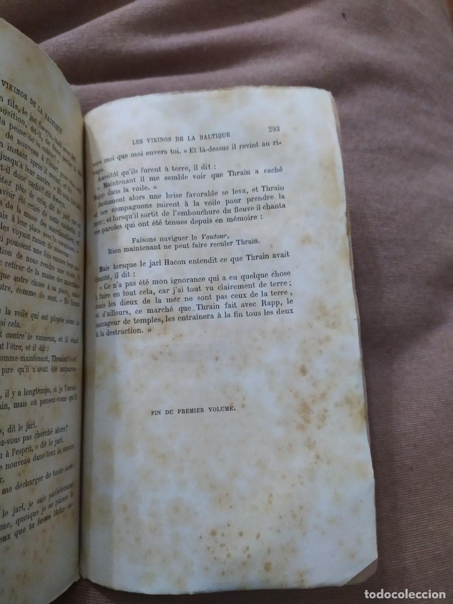 Libros antiguos: 1877. Les vikings de la Baltique. Dasent. - Foto 13