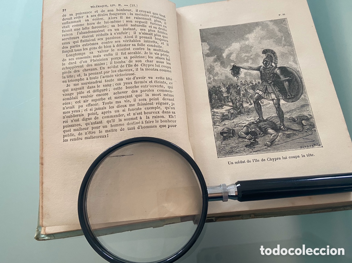 Libros antiguos: Les aventures de T&eacute;l&eacute;maque. 1886 - Foto 4