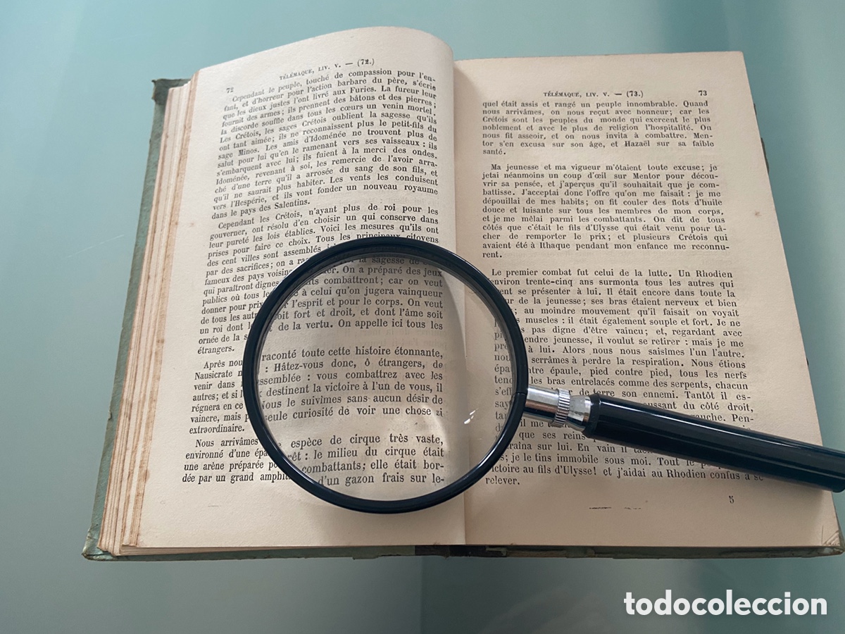 Libros antiguos: Les aventures de T&eacute;l&eacute;maque. 1886 - Foto 5