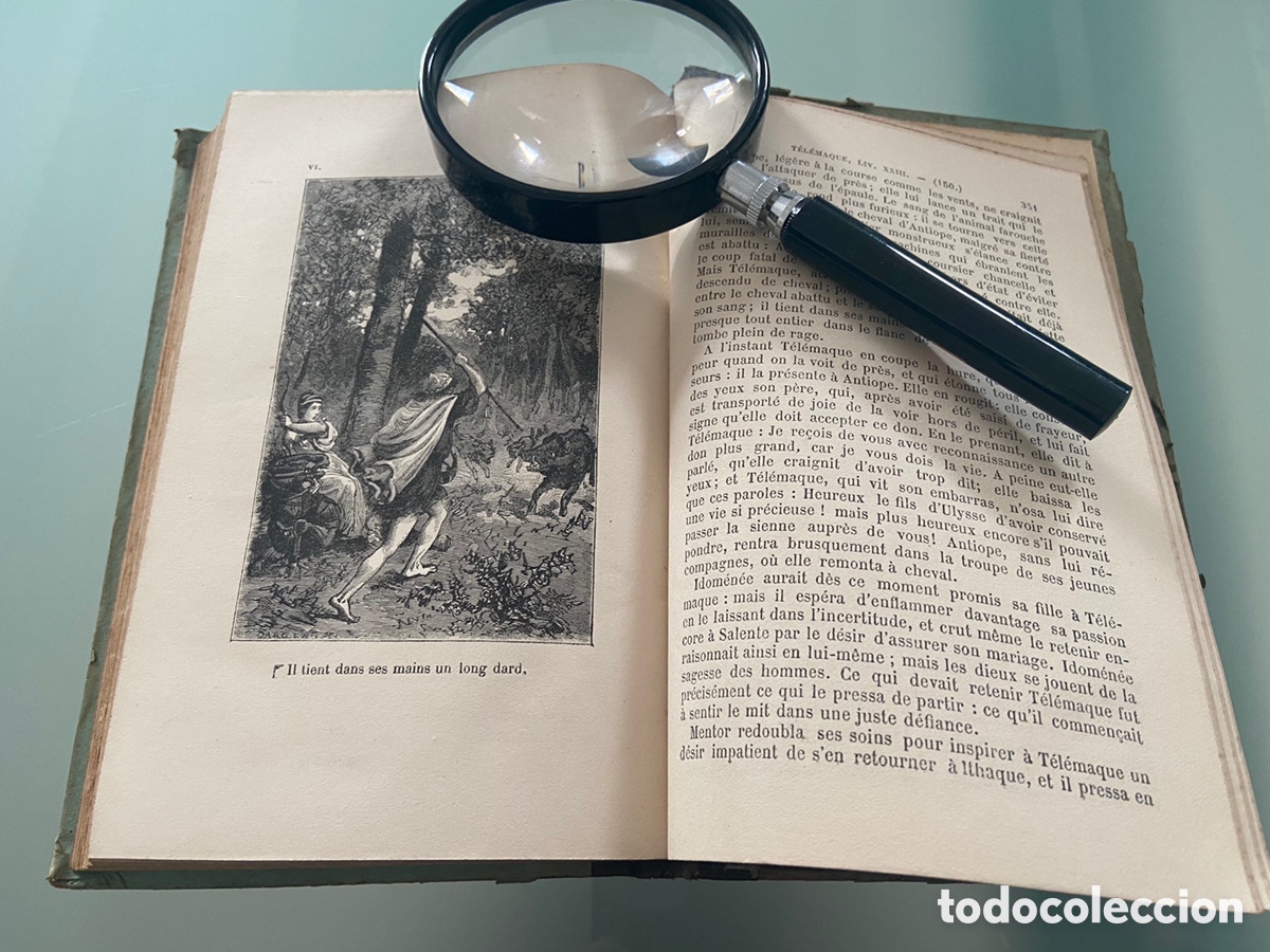 Libros antiguos: Les aventures de T&eacute;l&eacute;maque. 1886 - Foto 9