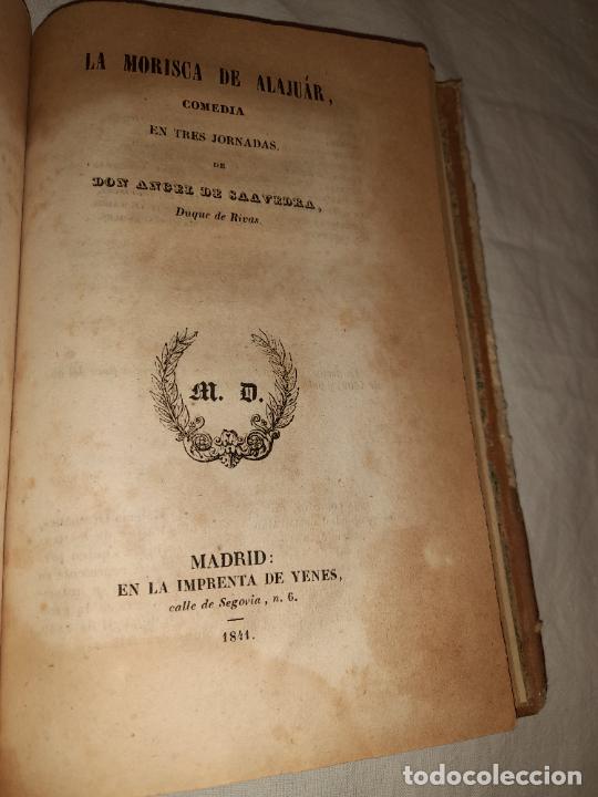 Libros antiguos: 1 EDICION DE OBRAS DRAMATICAS DEL DUQUE DE RIVAS - A&Ntilde;O 1840. - Foto 6