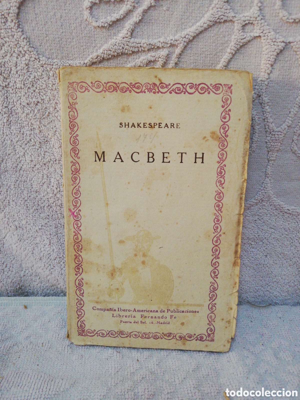 Libros antiguos: William Shakespeare - Macbeth - librer&iacute;a Fernando Fe 1929 - Foto 1
