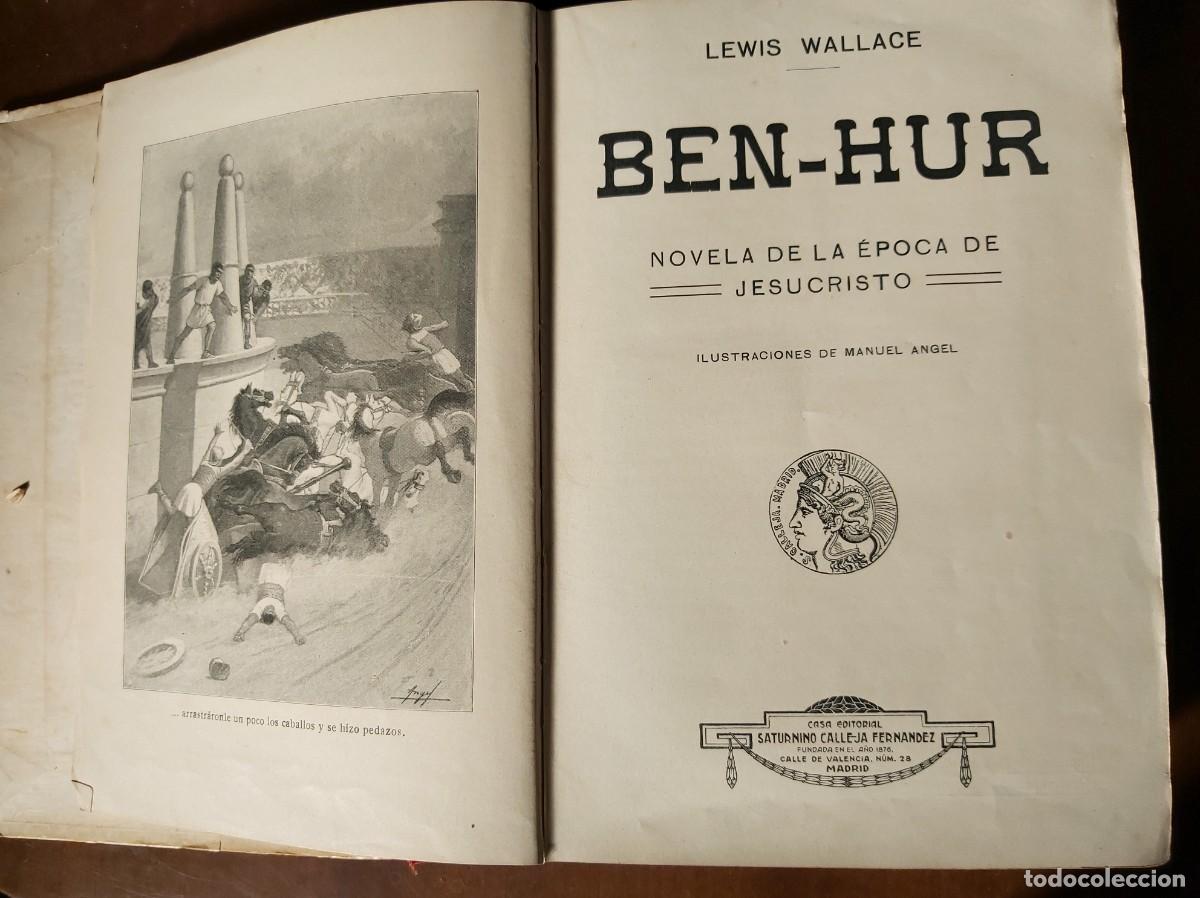 Libros antiguos: Libro Ben-Hur, 531 p&aacute;ginas, sin fecha de edici&oacute;n - Foto 3