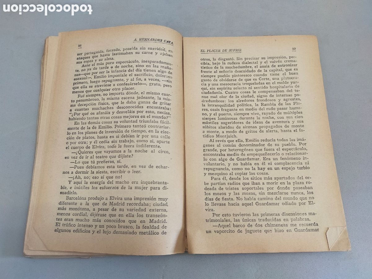 Libros antiguos: EL PLACER DE SUFRIR. A HERNANDEZ CAT&Aacute;. 1929 - Foto 8