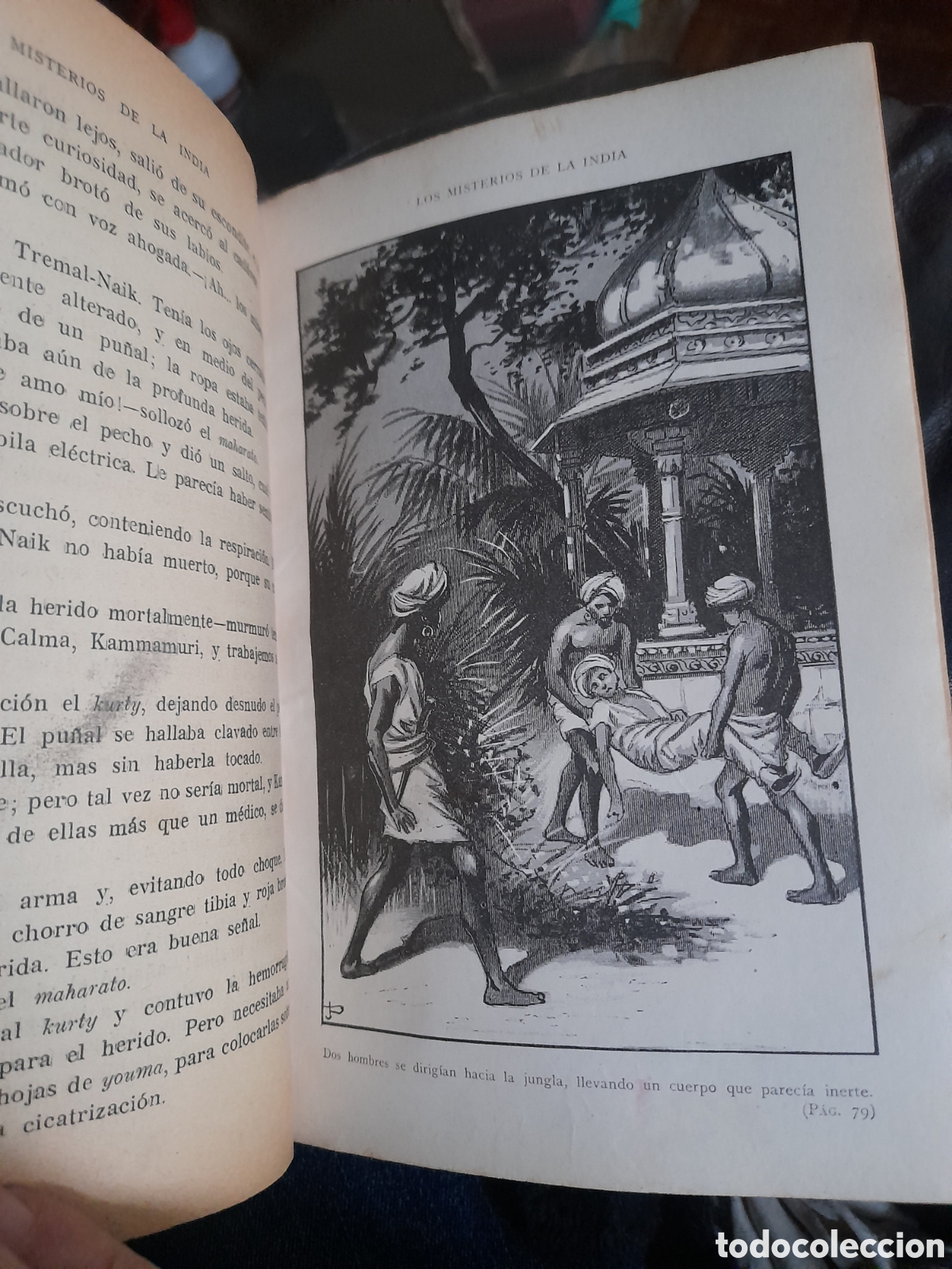 Libros antiguos: Los Misterios de la India, libro de 1911,Editorial Manucci - Foto 4