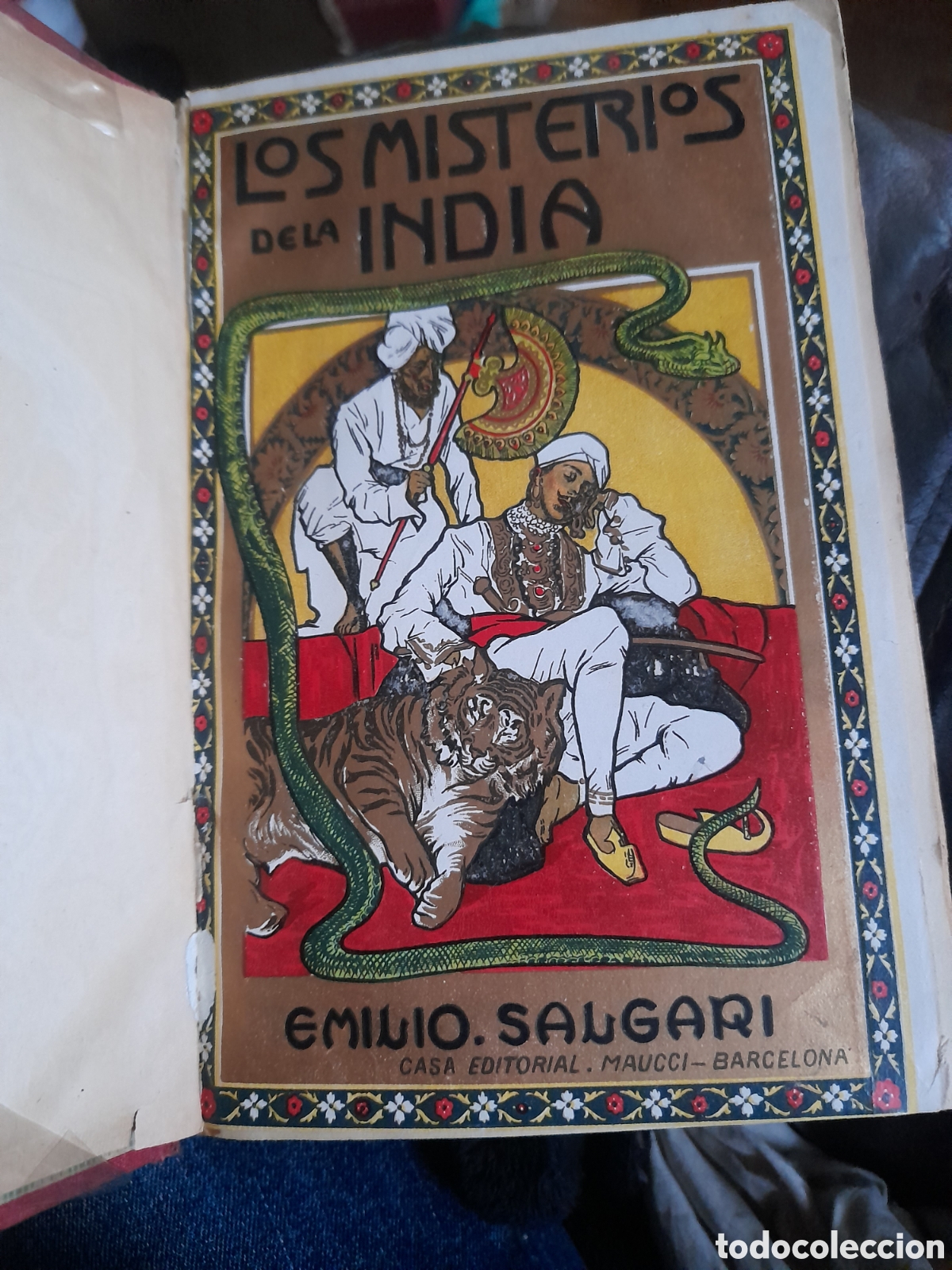 Libros antiguos: Los Misterios de la India, libro de 1911,Editorial Manucci - Foto 1