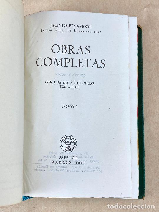 Libros antiguos: BENAVENTE OBRAS COMPLETAS AGUILAR - Foto 8