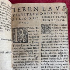 Libros antiguos: LIBRO LAS SEIS COMEDIAS DE TERENCIO. PEDRO SIMON ABRIL. TRAD AL CASTELLANO VULGAR. 1577. Lote 385489564