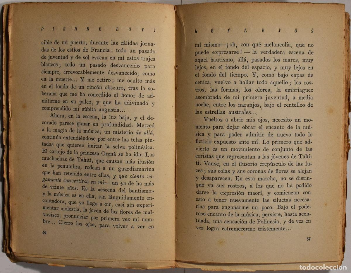 Libros antiguos: LIBRO. REFLEJOS EN LA SENDA OSCURA. PIERRE LOTI - Foto 3