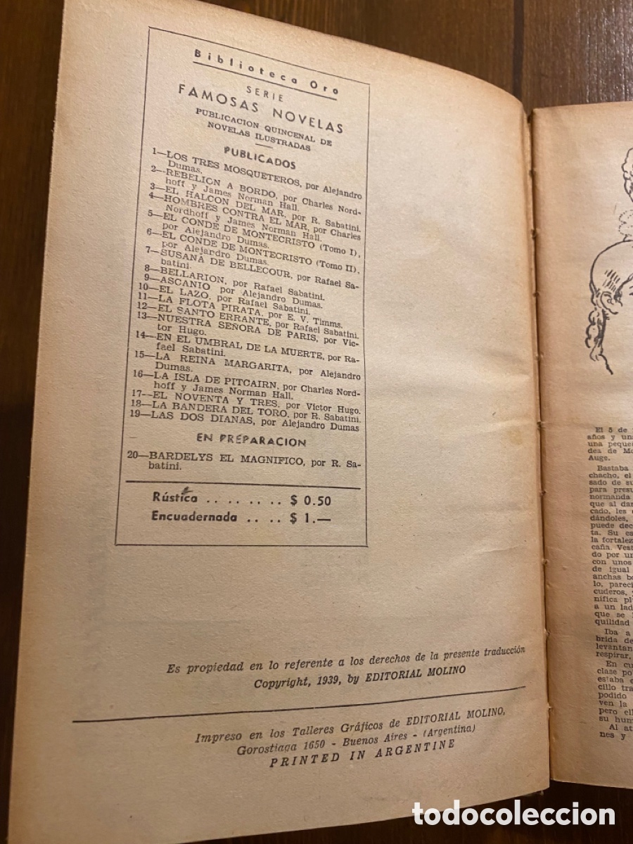 Libros antiguos: LAS DOS DIANAS 1939 ALEJANDRO DUMAS - Foto 2