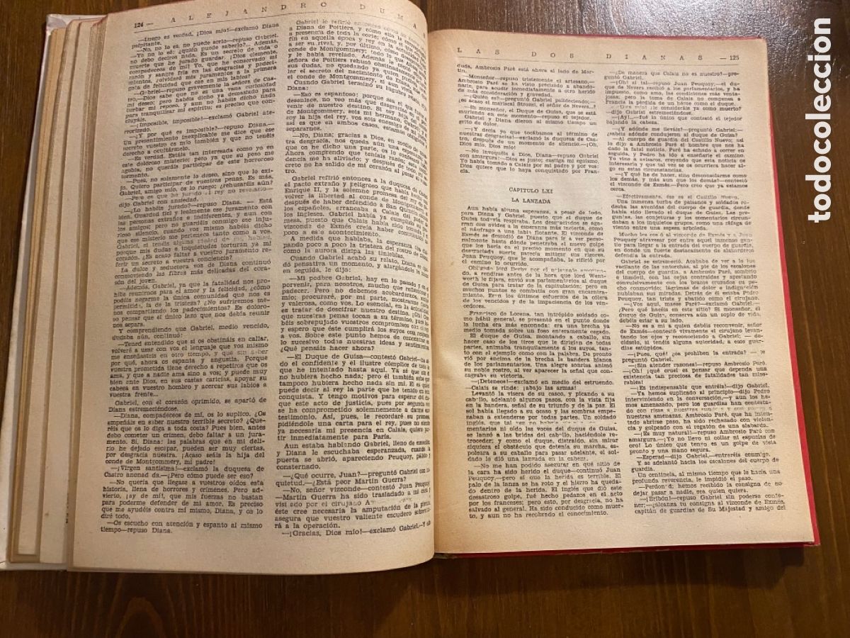 Libros antiguos: LAS DOS DIANAS 1939 ALEJANDRO DUMAS - Foto 5