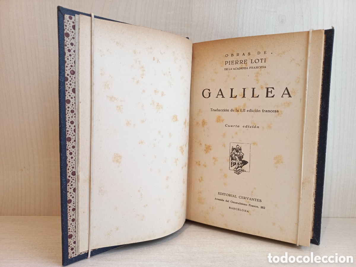 Libros antiguos: Galilea. Pierre Loti. Editorial Cervantes. - Foto 6