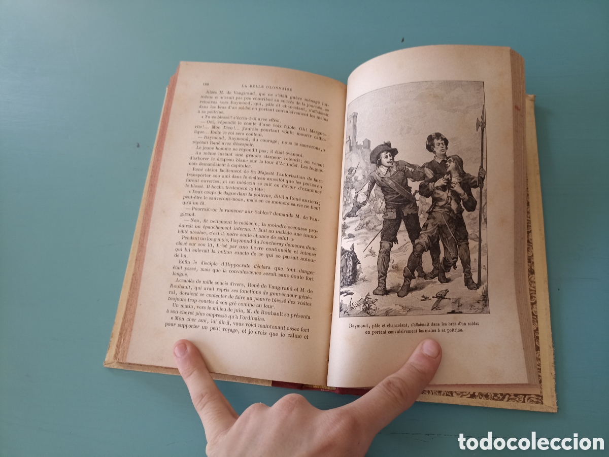 Libros antiguos: La Belle olonnaise. Tours 1893 - Foto 3