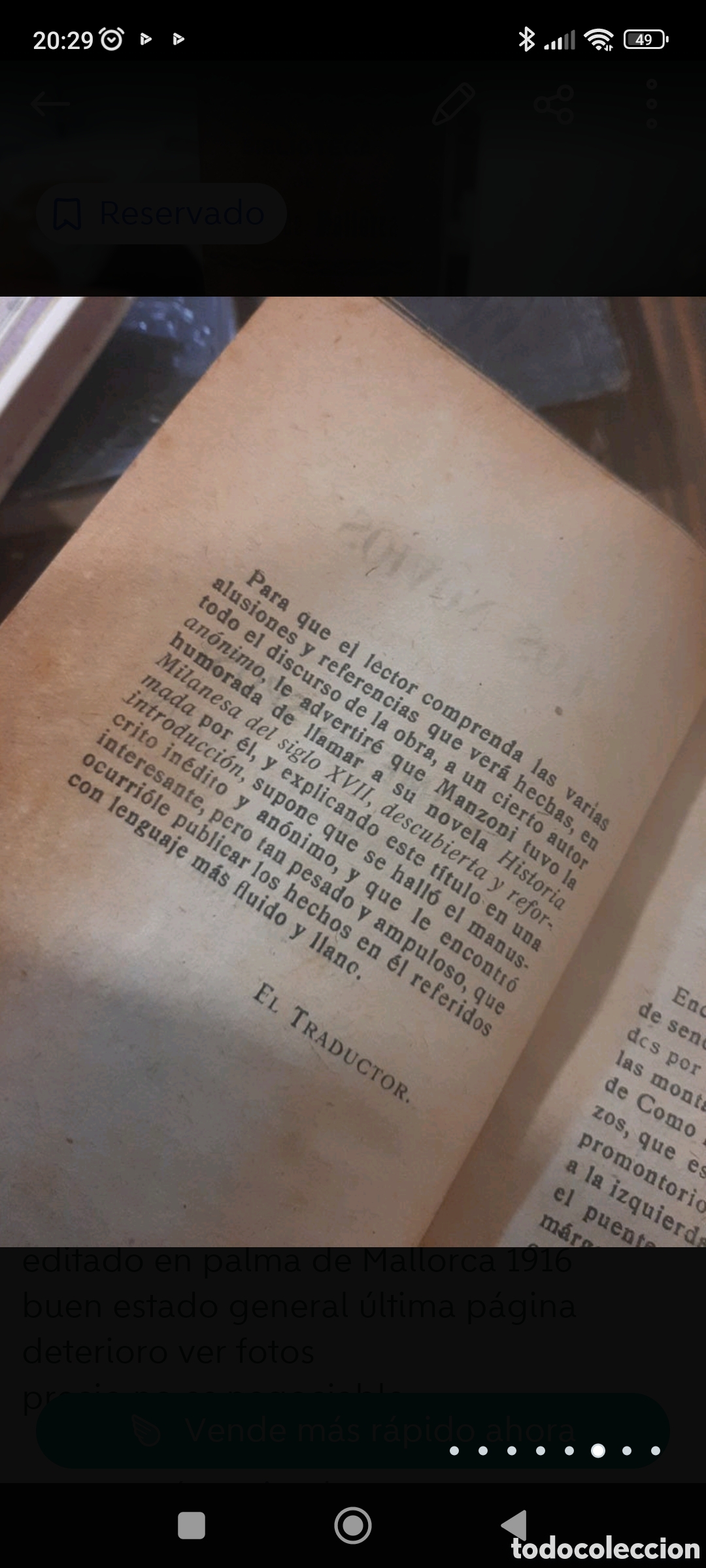 Libros antiguos: Los novios - Foto 3