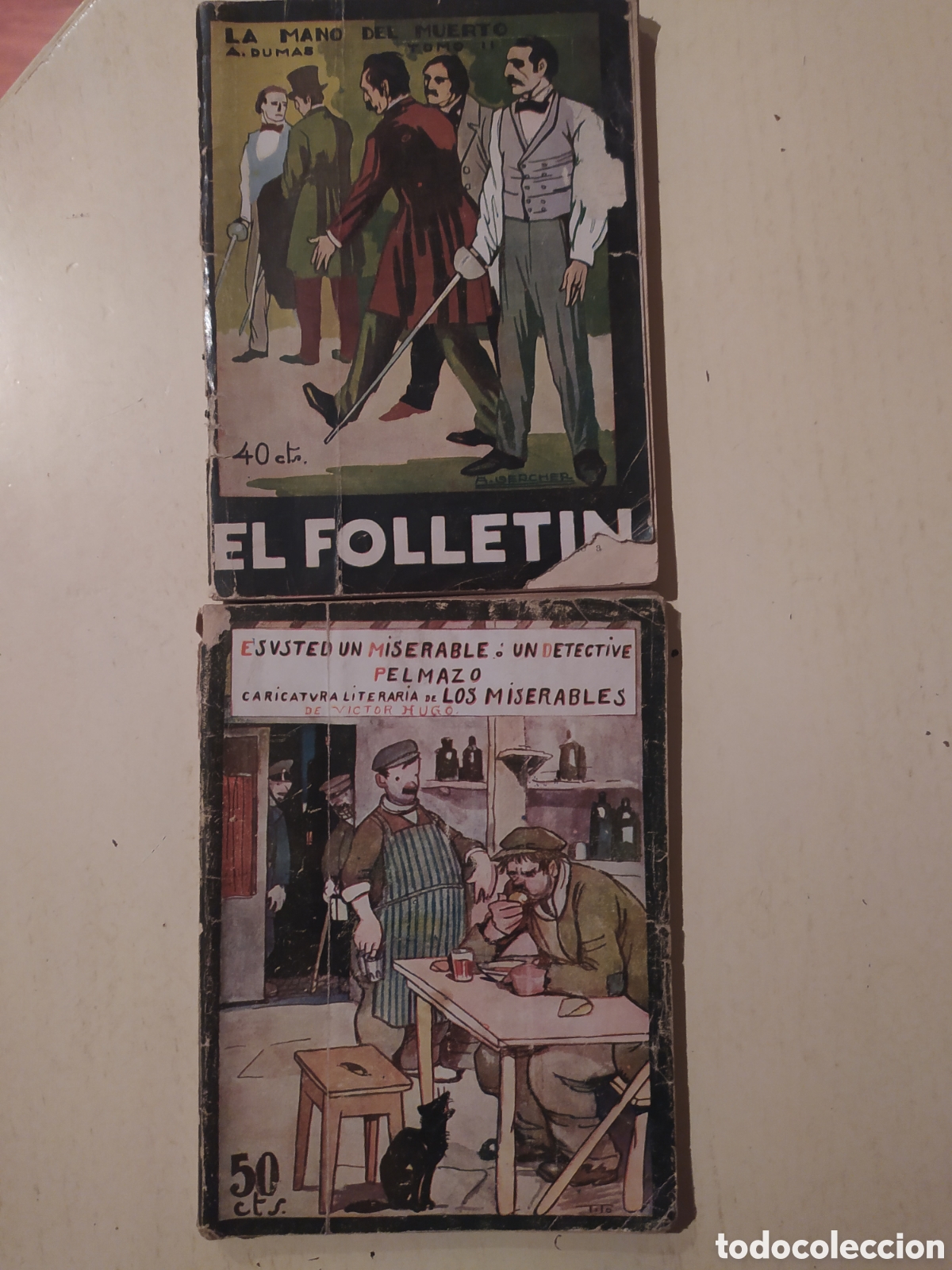 Libros antiguos: Lote 2 El Follet&iacute;n - Foto 1