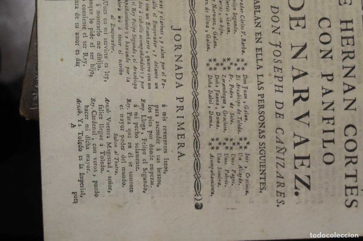 Libros antiguos: 12 COMEDIAS DE JOSEPH DE CA&Ntilde;IZARES - Foto 4