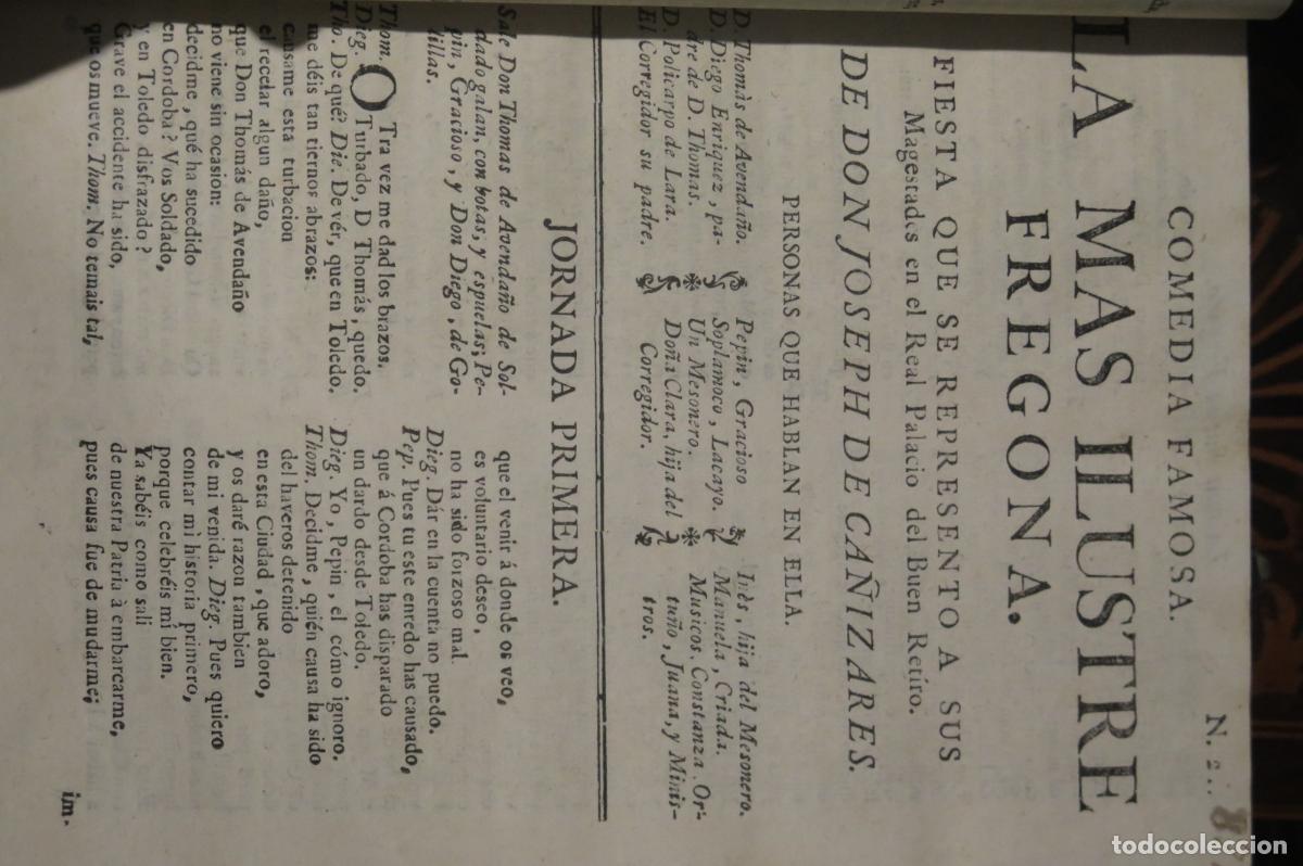 Libros antiguos: 12 COMEDIAS DE JOSEPH DE CA&Ntilde;IZARES - Foto 5