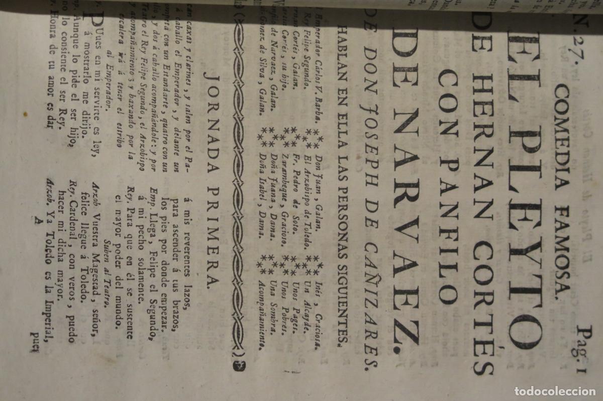 Libros antiguos: 12 COMEDIAS DE JOSEPH DE CA&Ntilde;IZARES - Foto 7