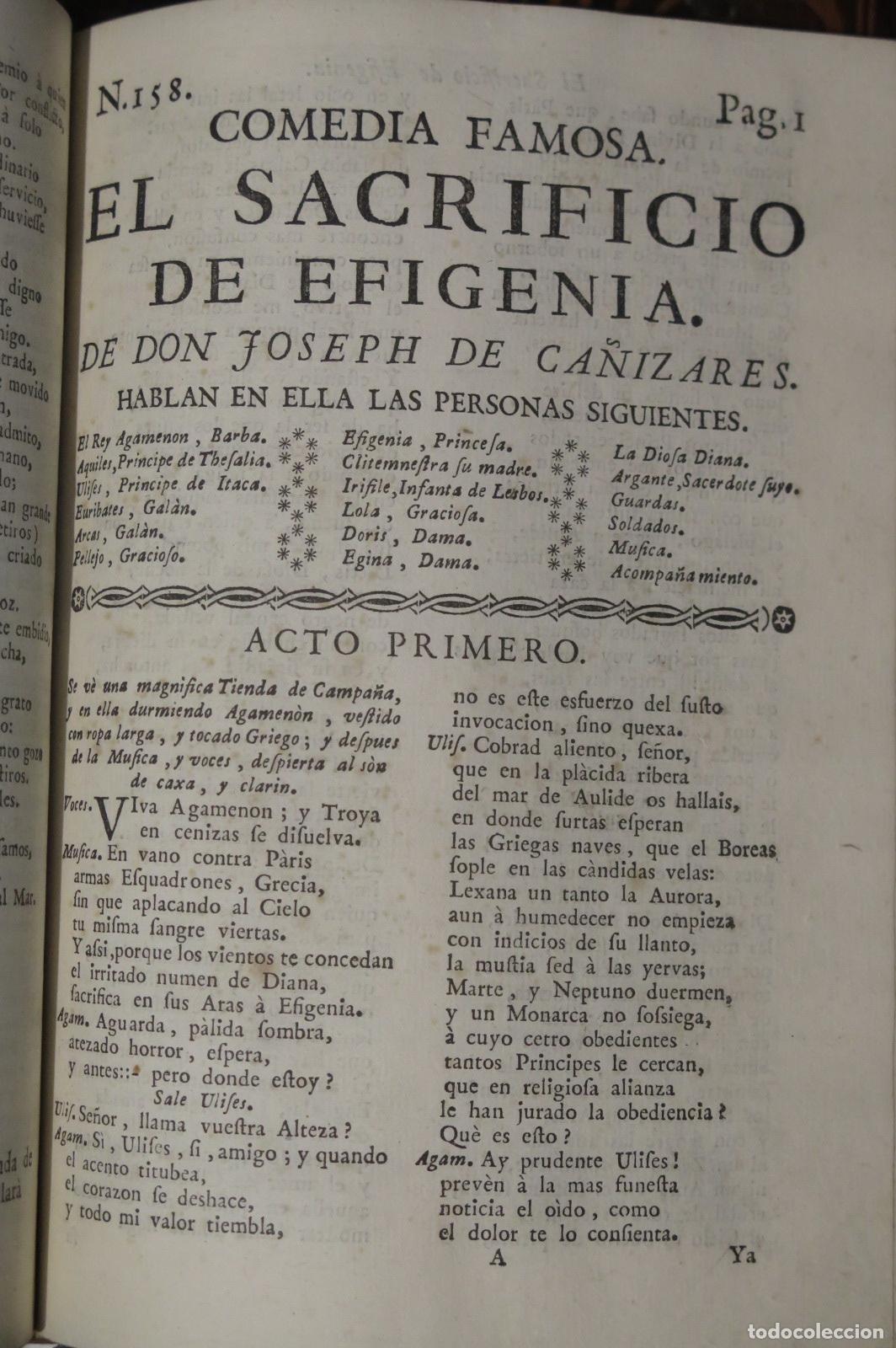 Libros antiguos: 12 COMEDIAS DE JOSEPH DE CA&Ntilde;IZARES - Foto 10