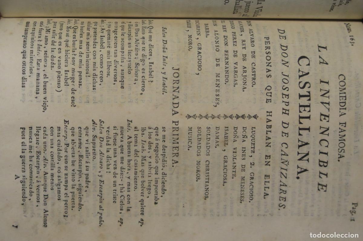 Libros antiguos: 12 COMEDIAS DE JOSEPH DE CA&Ntilde;IZARES - Foto 11