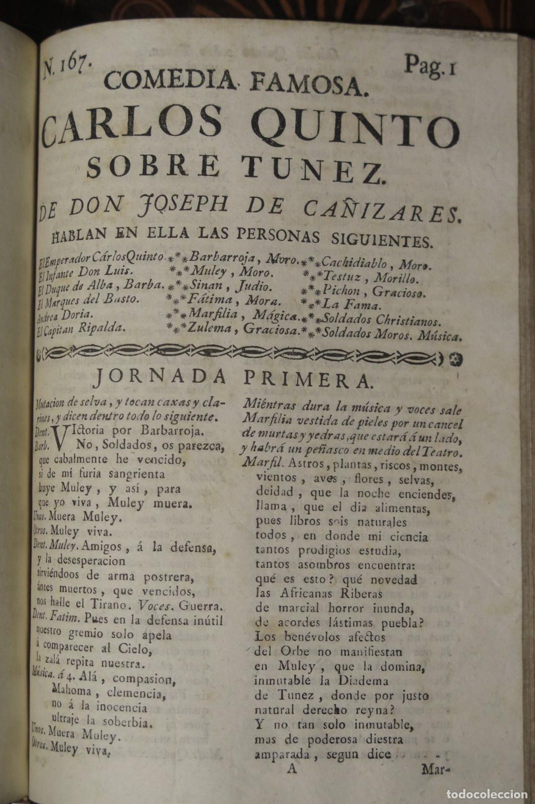 Libros antiguos: 12 COMEDIAS DE JOSEPH DE CA&Ntilde;IZARES - Foto 12