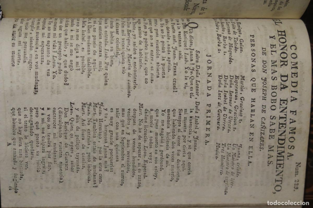 Libros antiguos: 12 COMEDIAS DE JOSEPH DE CA&Ntilde;IZARES - Foto 13