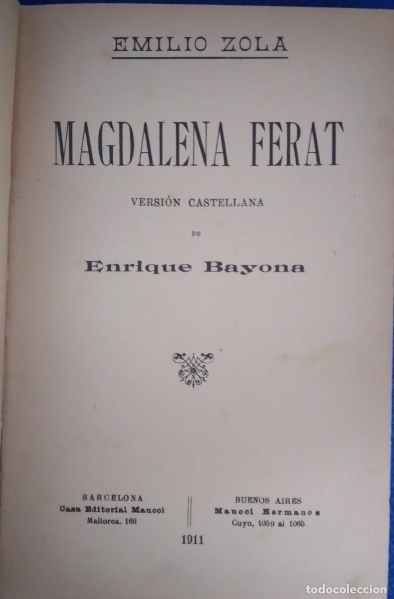 Libros antiguos: MAGDALENA FERAT - Foto 2