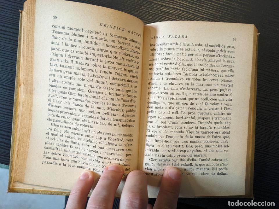 Libros antiguos: Aigua Salada - Heinrich Hauser - Foto 3