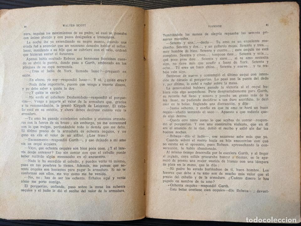Libros antiguos: Ivanhoe - Walter Scott - Foto 3